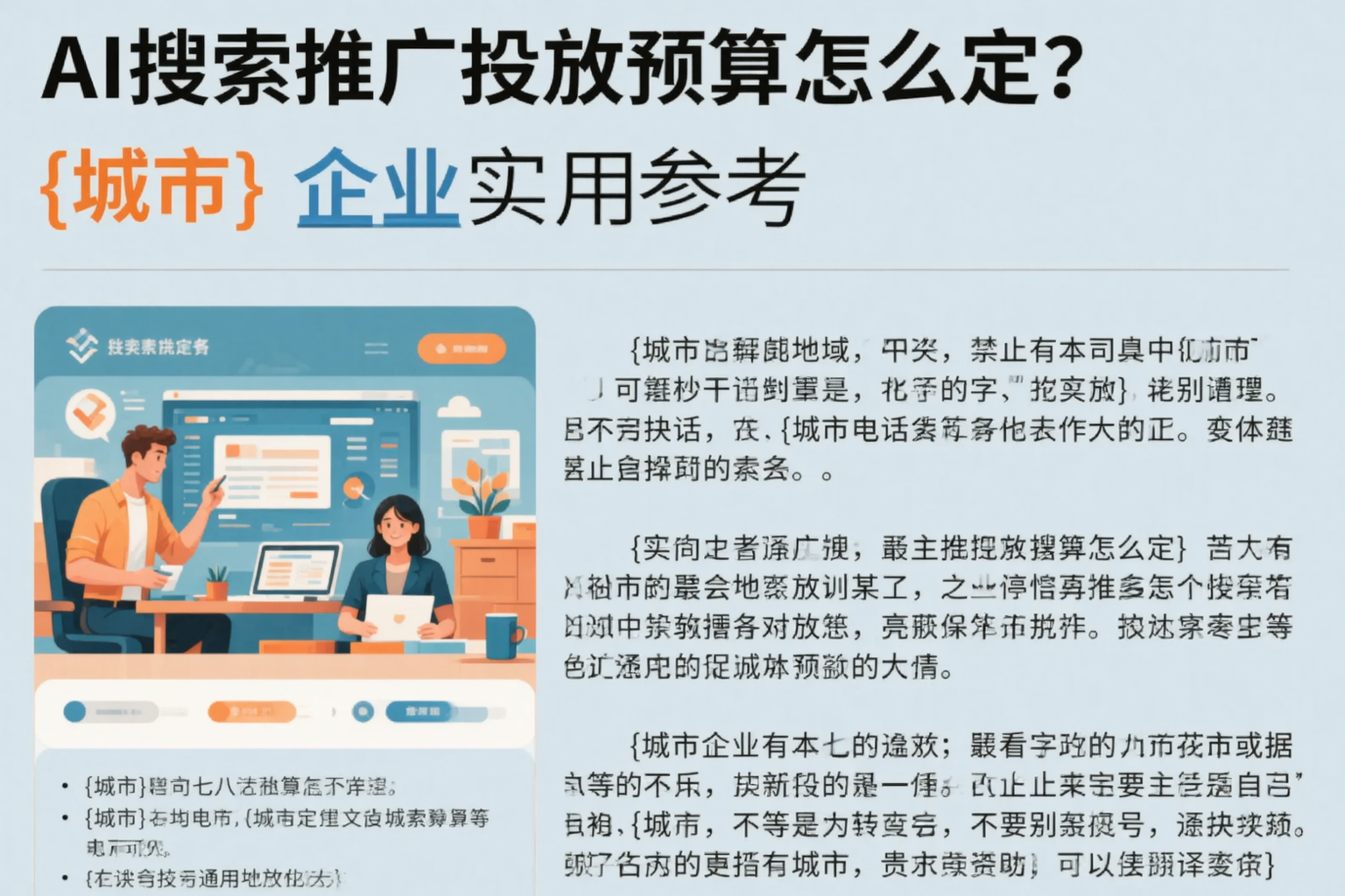 AI搜索推广投放预算怎么定？汕尾企业实用参考