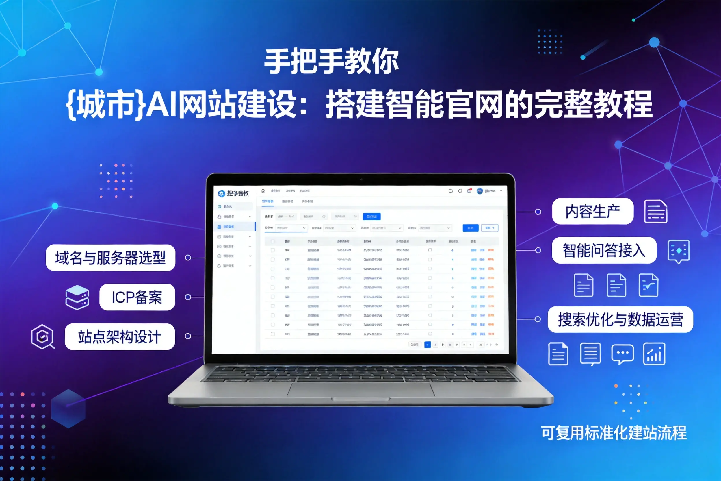 手把手教你汕尾AI网站建设：搭建智能官网的完整教程