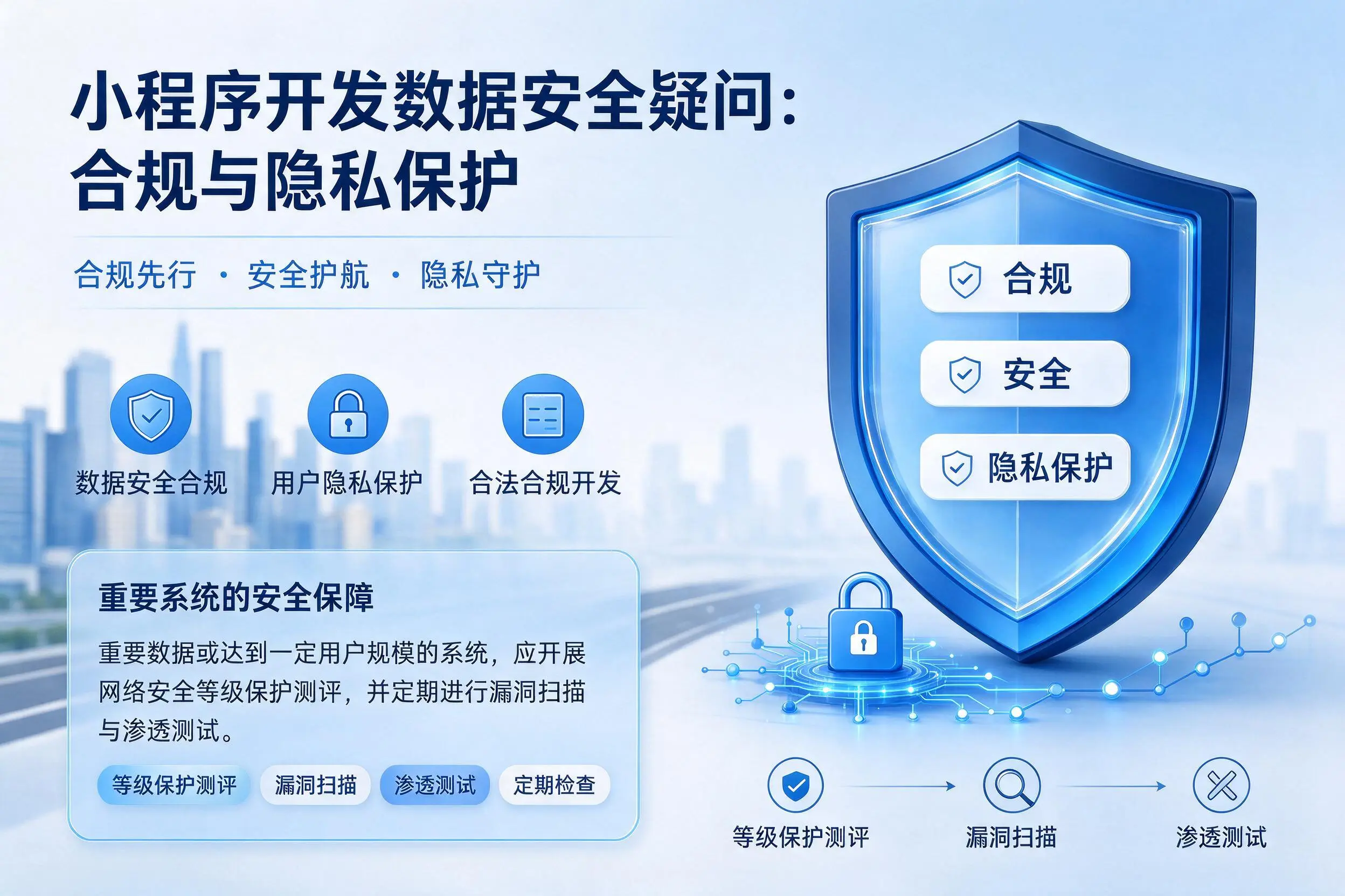 汕尾小程序开发数据安全疑问：合规与隐私保护